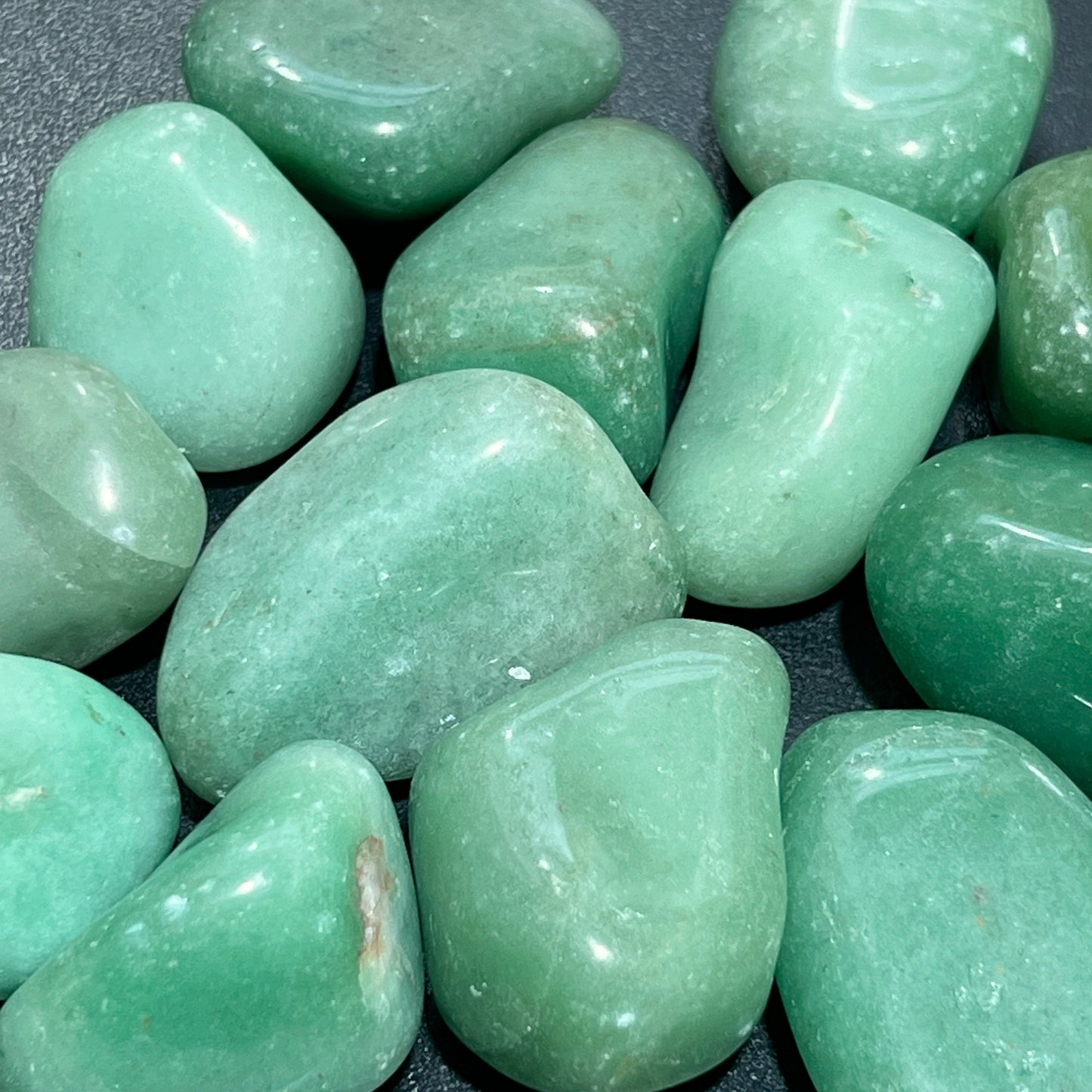 Large Green Aventurine Tumbled Stones (By The Piece or Pound) Wholesale