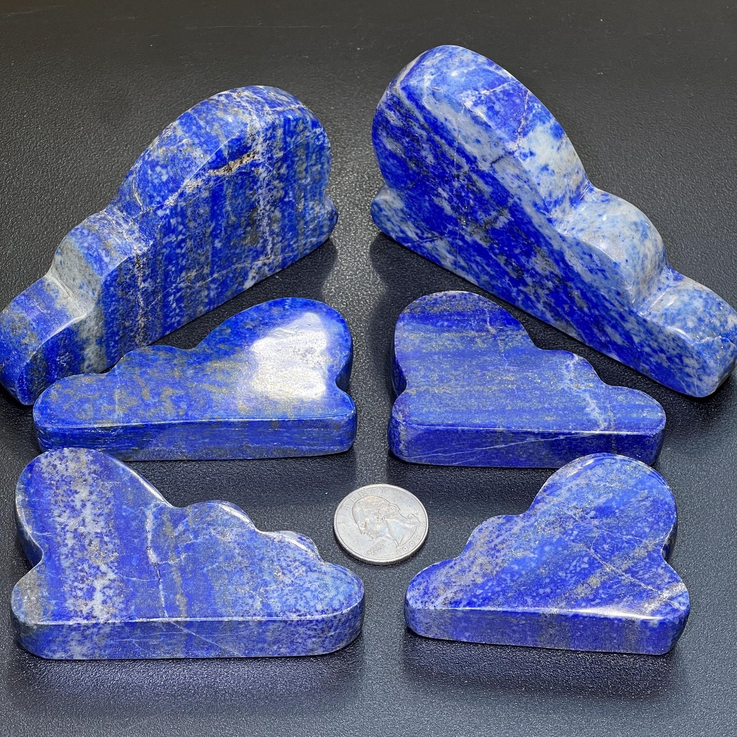 Lapis Lazuli Cloud Shape Carving (Mixed Sizes) Wholesale