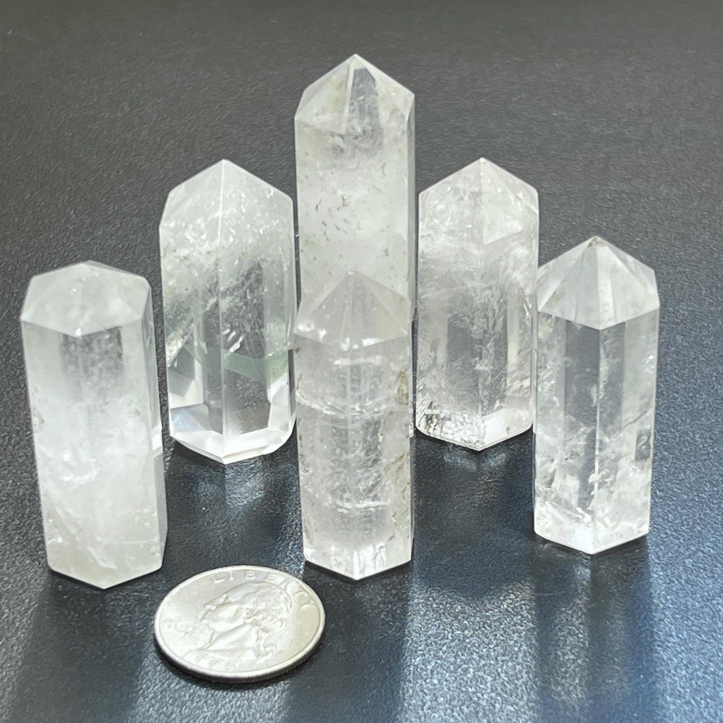 Clear Quartz Crystal Point Tower Obelisk Carving Wholesale