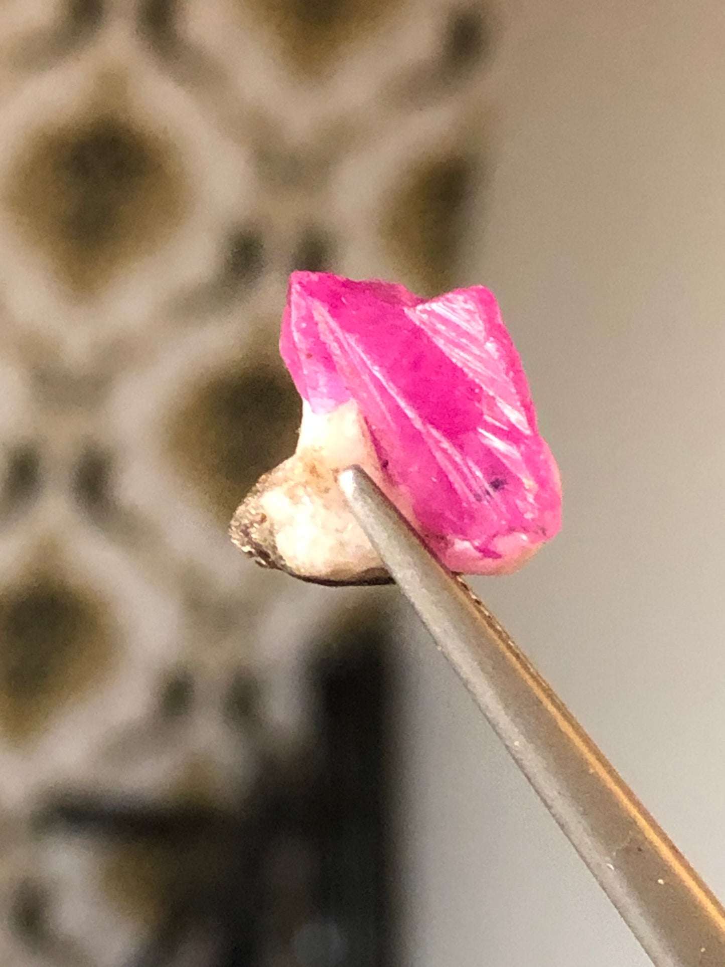 8 Carats Natural Ruby Crystals on Matrix - From Afghanistan