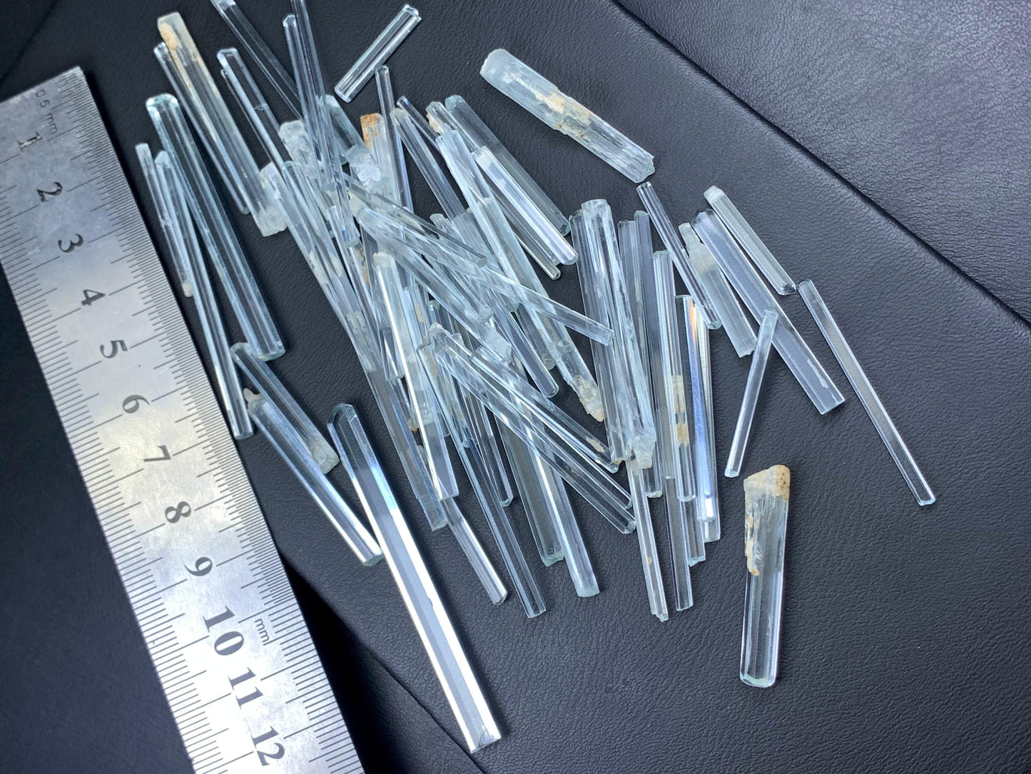 40 grams Natural Raw Aquamarine Crystals