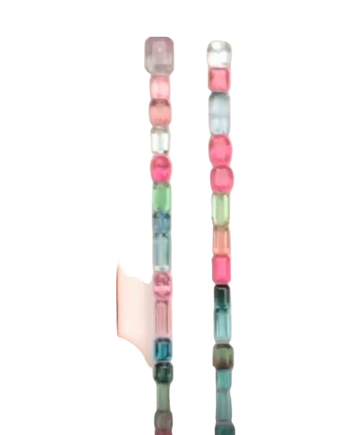 Natural Multi-Colour Tourmaline – 19.55 Carats (10 to 4 mm)