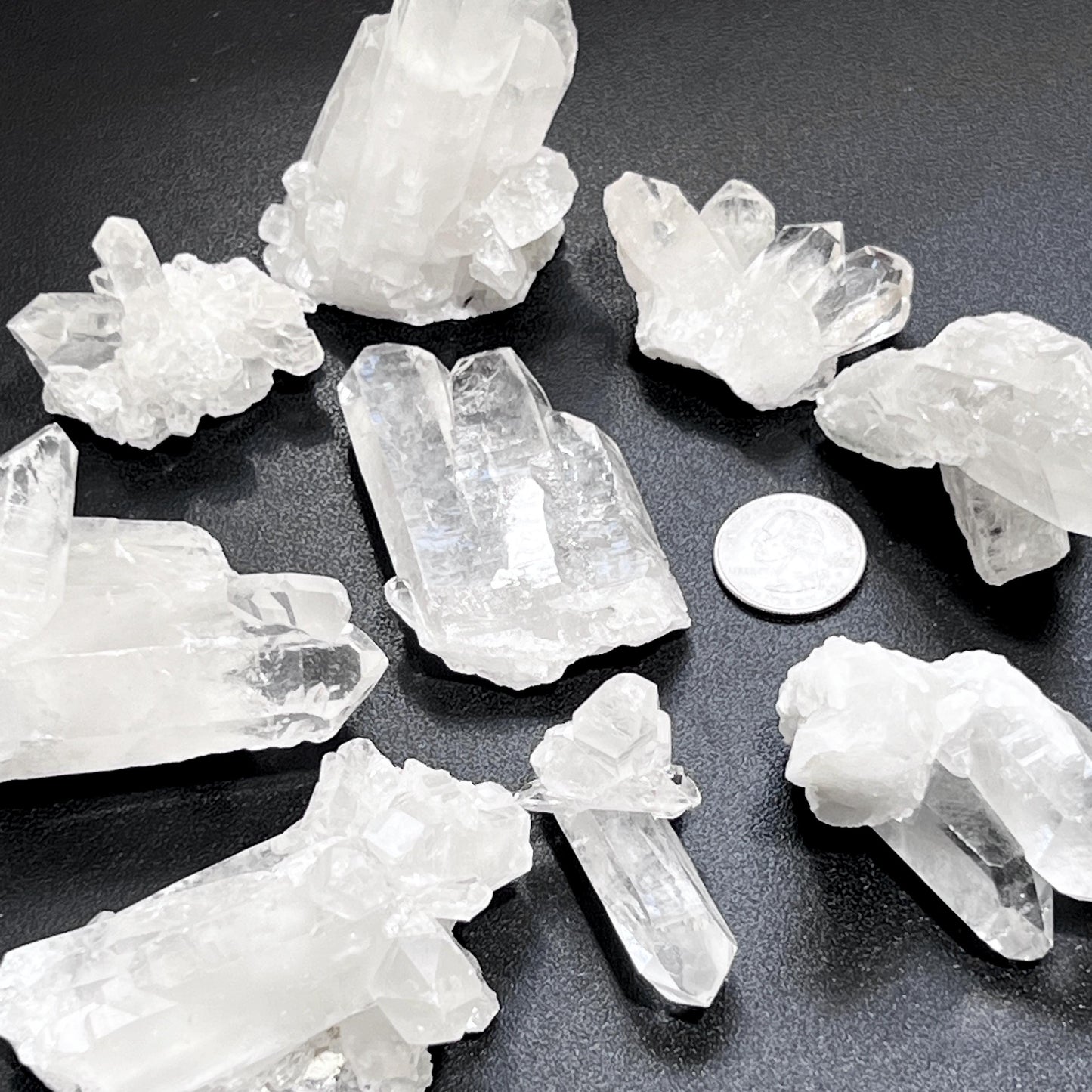 Extra Quality Clear Quartz Crystal Clusters Gemstone Decor Supply