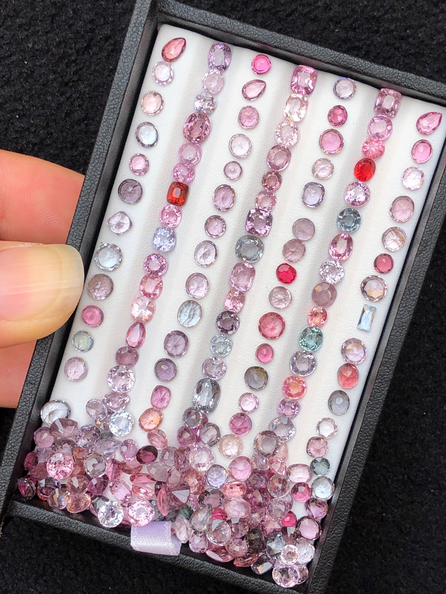 124 Carat Good Luster Multi Colour Loose Spinel Deal.