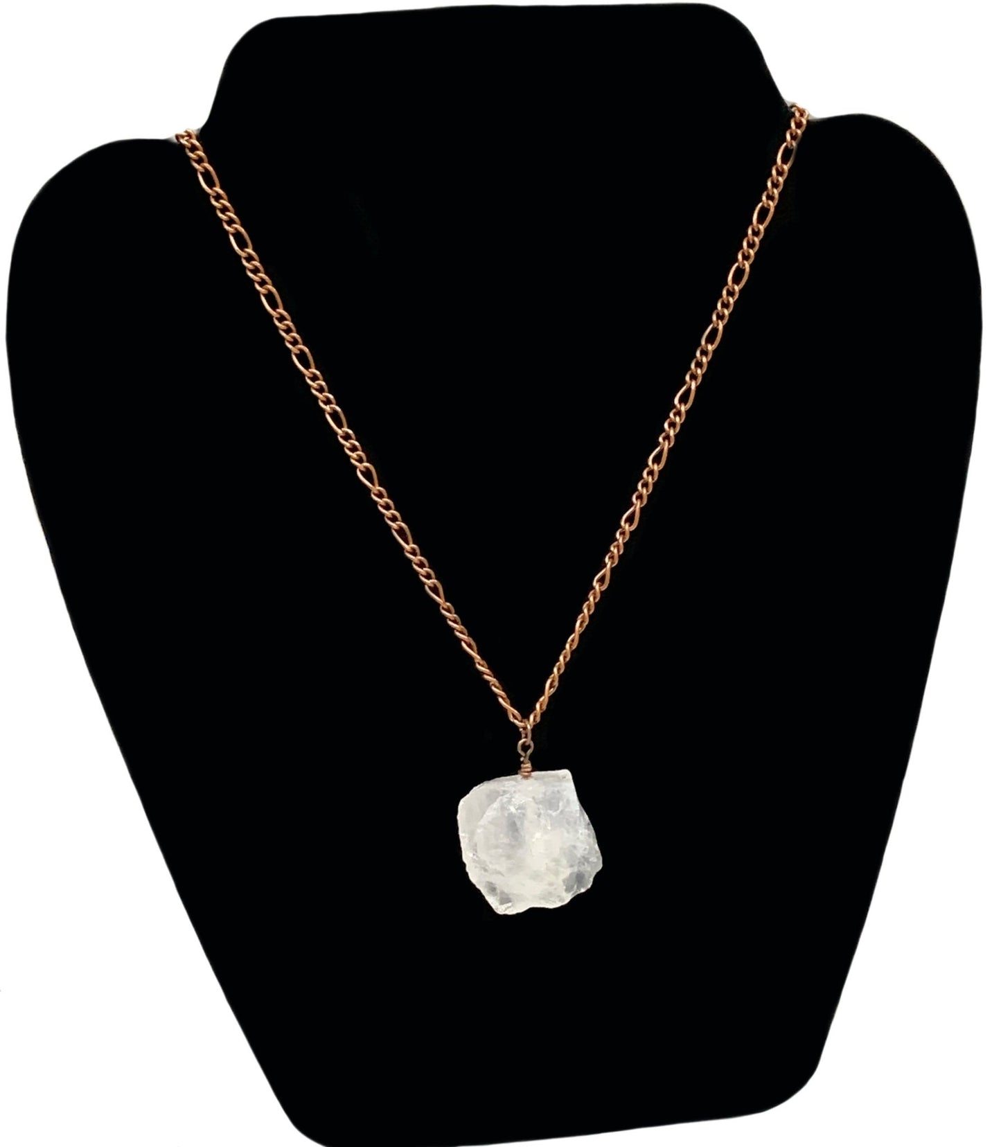 Cassiopeia Authentic Raw Clear Quartz Handmade Pendant Necklace - Born Mystics
