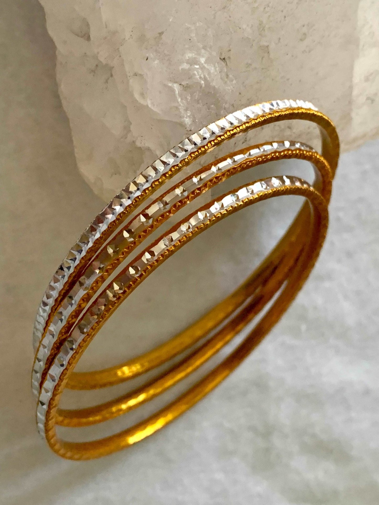 Colorful Lightweight Bangles (Set of 3) - Born Mystics