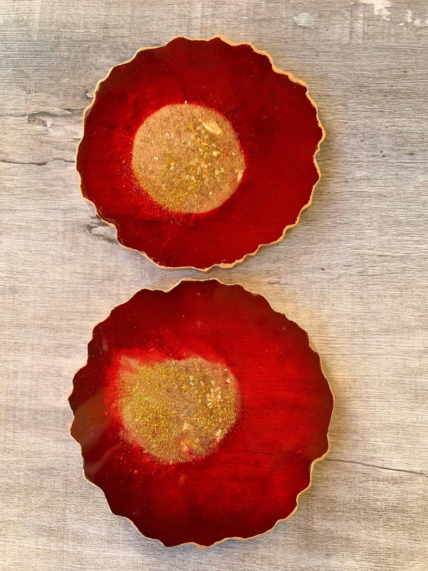 Handmade 5" Colorful Coasters or Plates Sold Individually - Born Mystics