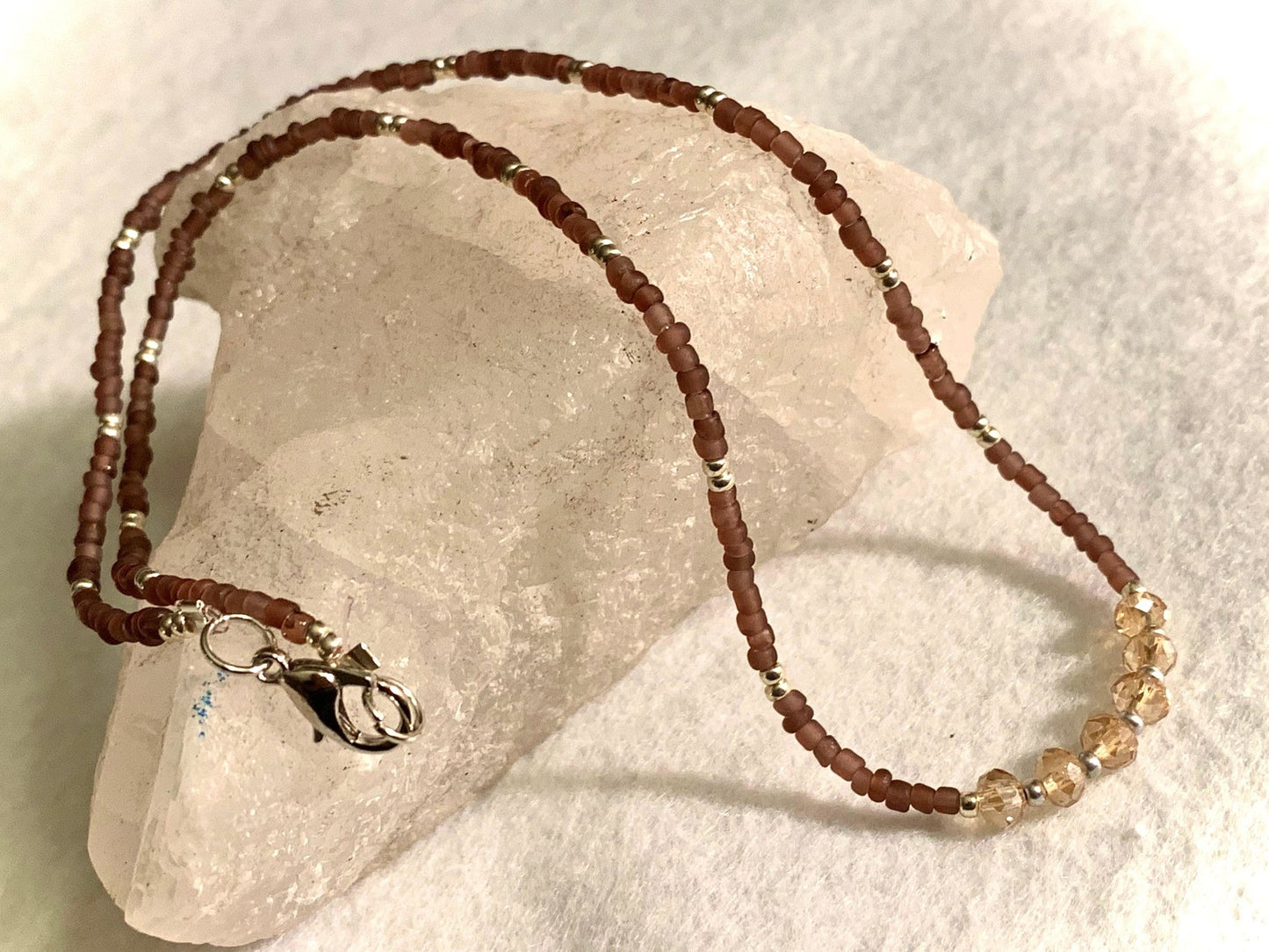 Ildy Handmade Mermaid Glass Beaded Necklace/ Choker - Born Mystics