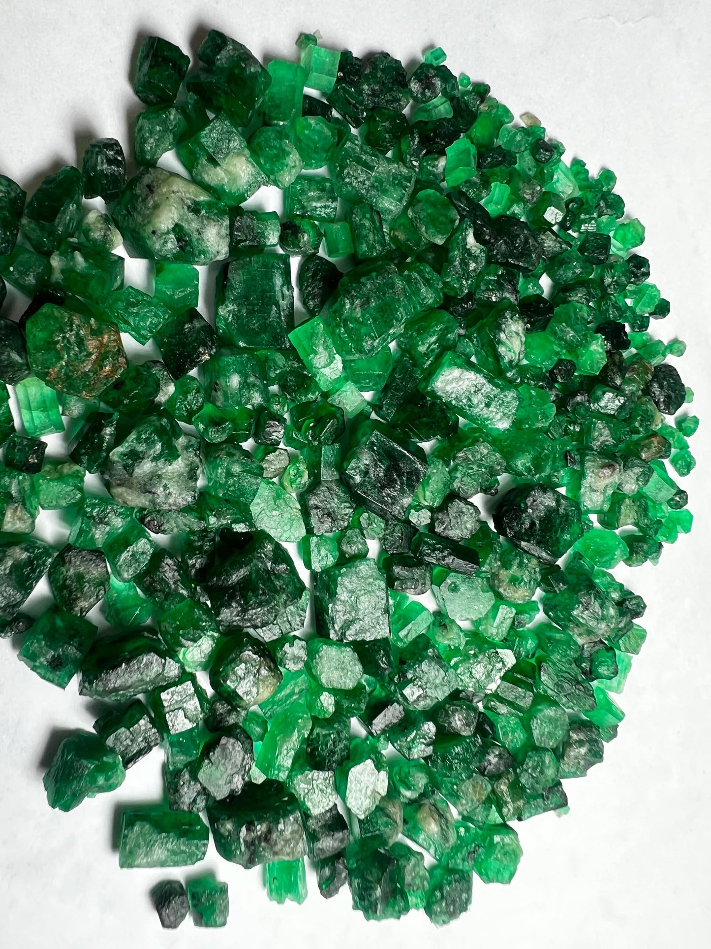 400 Carats Raw Swat Emeralds | Lapidary Rough Emeralds