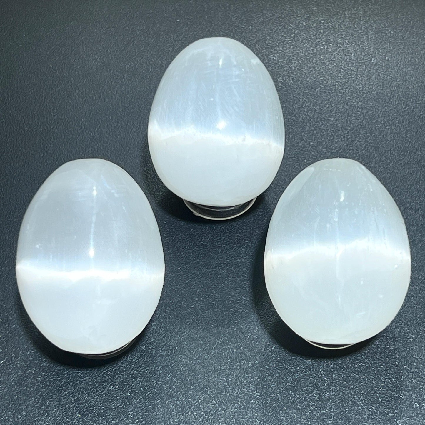 Selenite Crystal Egg Polished Carving Gemstone Decor Wholesale Supply