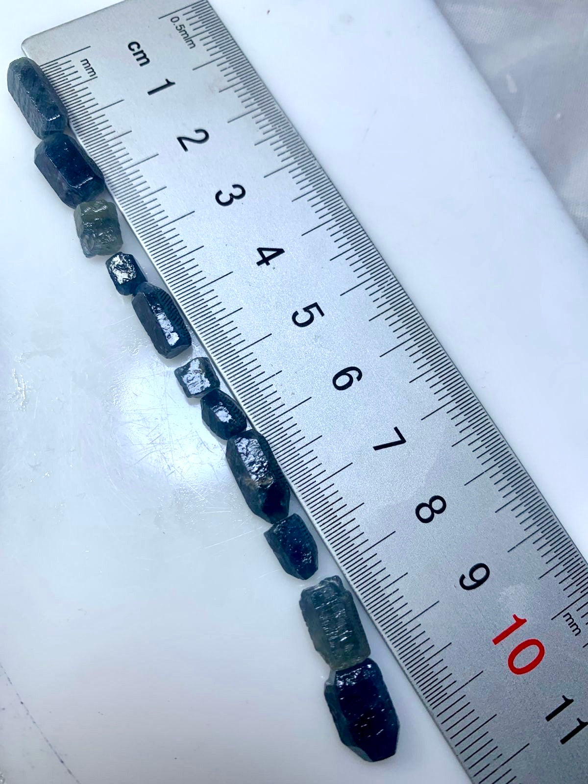 25 grams Raw Ruby and Blue sapphire Crystals Deal