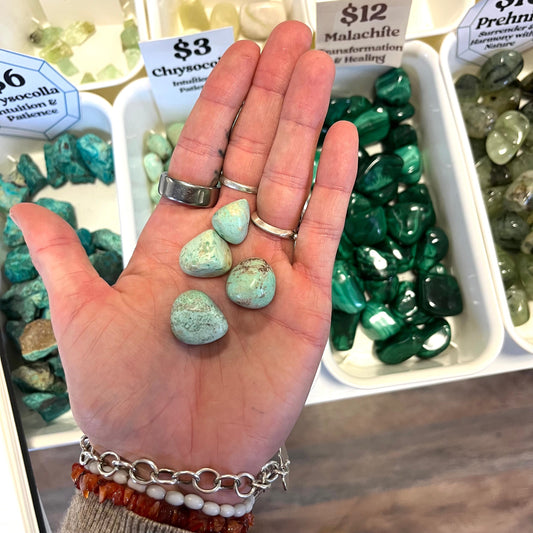 Chrysocolla (Intuition and Patience) Tumbled