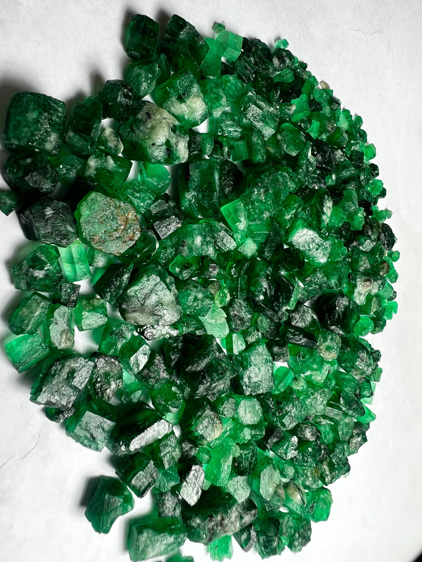 400 Carats Raw Swat Emeralds | Lapidary Rough Emeralds
