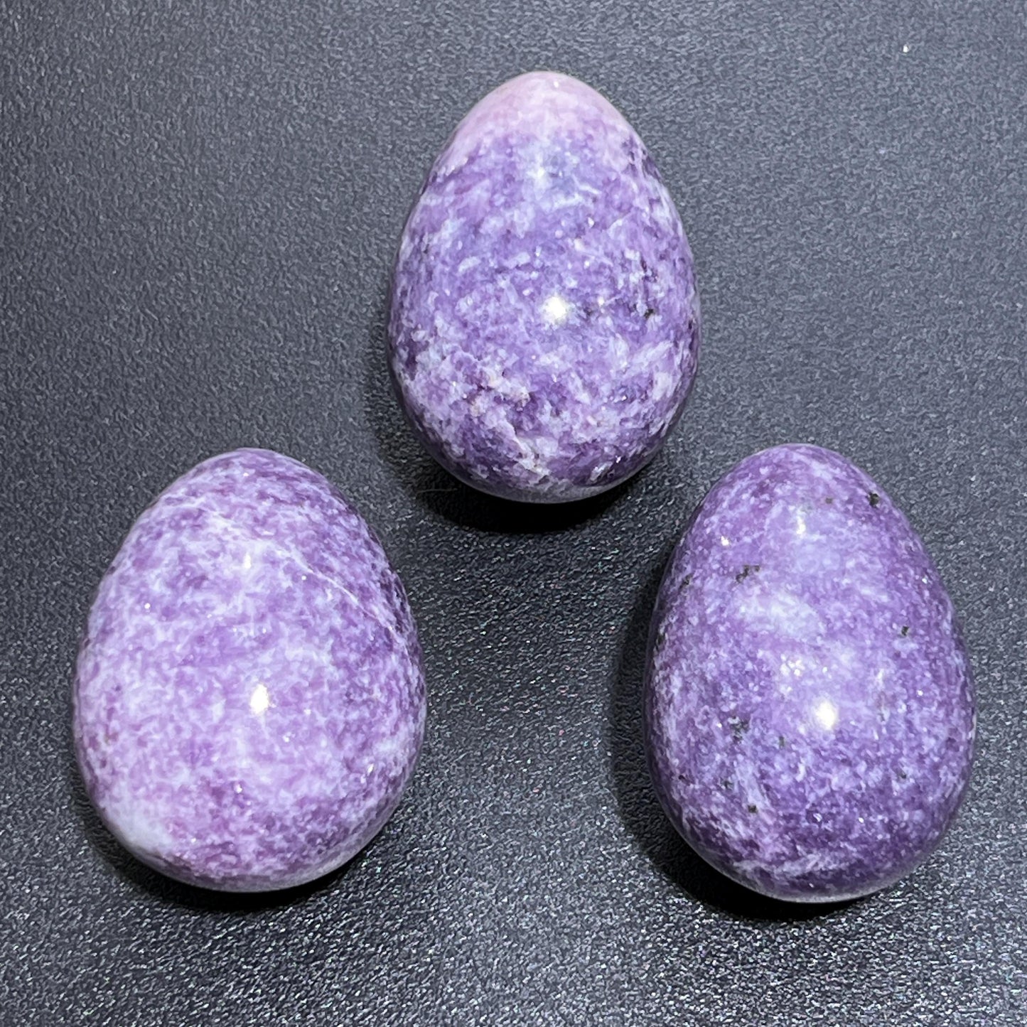 Lilac Purple Lepidolite Crystal Egg Carving Wholesale Gemstone Decor Supply