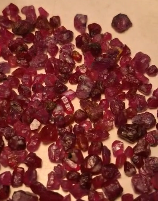 150 Ct Rough Afghan Rubies