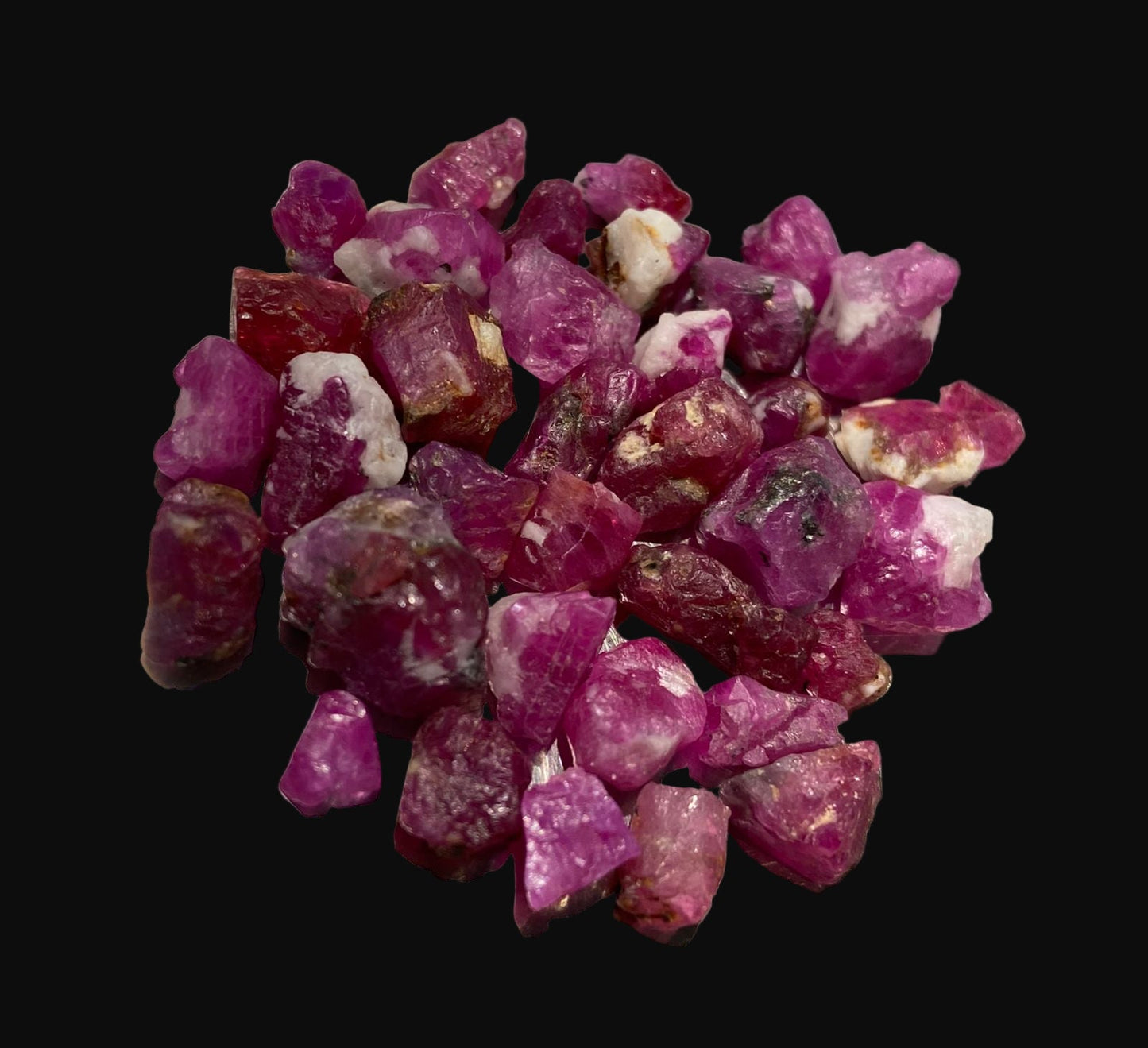 100 Carats Rough Afghan Rubies for Lapidary