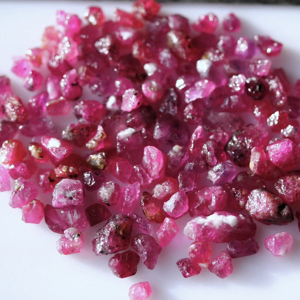 100 carats Rough Rubies | Raw Afghan Ruby Parcel for Faceting / Cabbing