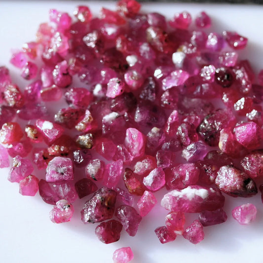 100 carats Rough Rubies | Raw Afghan Ruby Parcel for Faceting / Cabbing