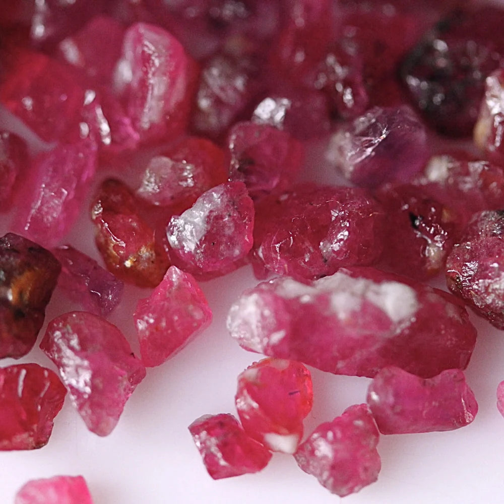 100 carats Rough Rubies | Raw Afghan Ruby Parcel for Faceting / Cabbing