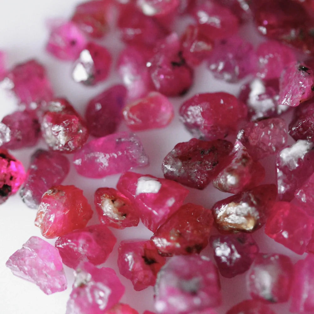 100 carats Rough Rubies | Raw Afghan Ruby Parcel for Faceting / Cabbing