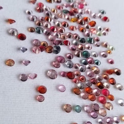 1 to 2mm round brilliance Spinel Gems Bulk Price