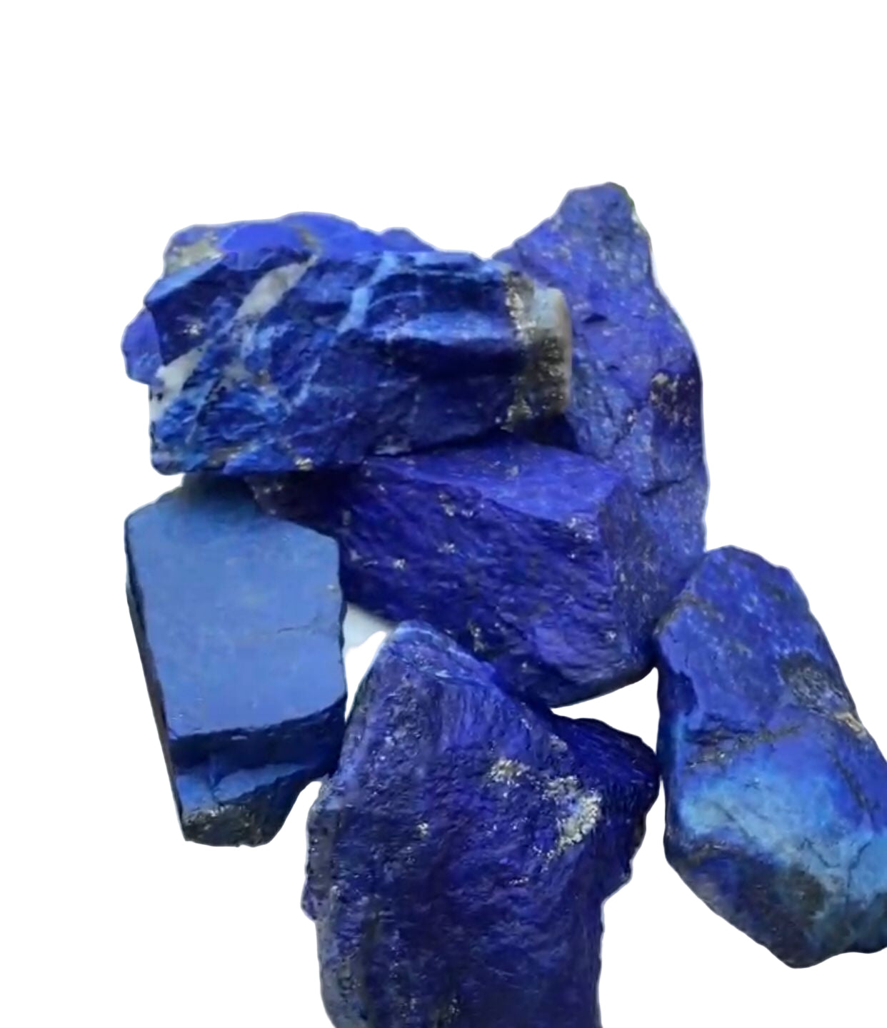 1 KG Blue Rough Lapis Lazuli with Golden Pyrite - Bulk Raw Lapislazulli Deal