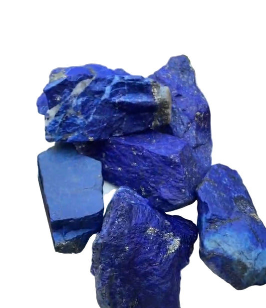 1 KG Blue Rough Lapis Lazuli with Golden Pyrite - Bulk Raw Lapislazulli Deal