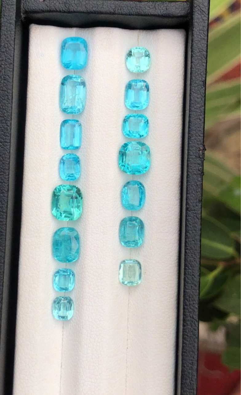 14 Carat Cushion Cut Apatite Loose Stone Deal