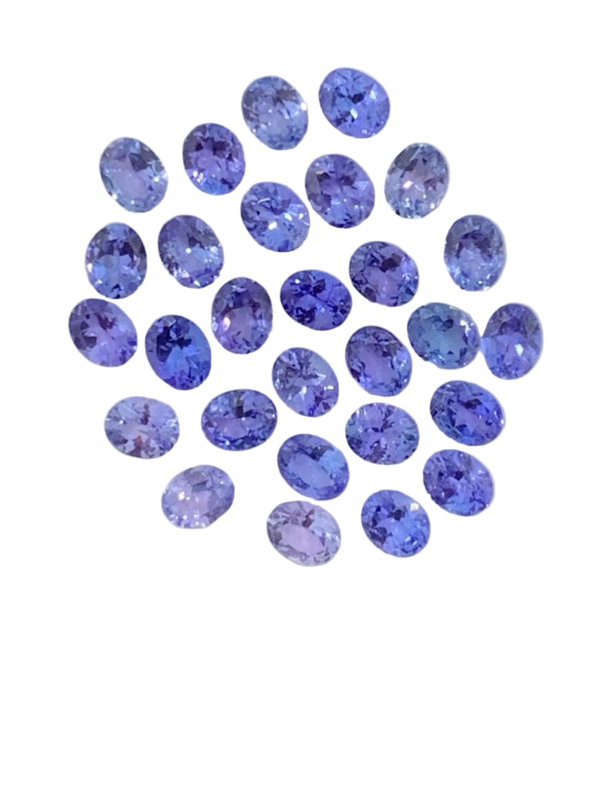 5mm Oval Blue Tanzanite Loose Stones Deal