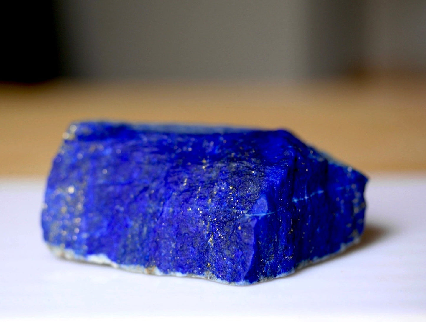 95 Grams Royal Blue Golden Rough Lapis Lazuli Rock