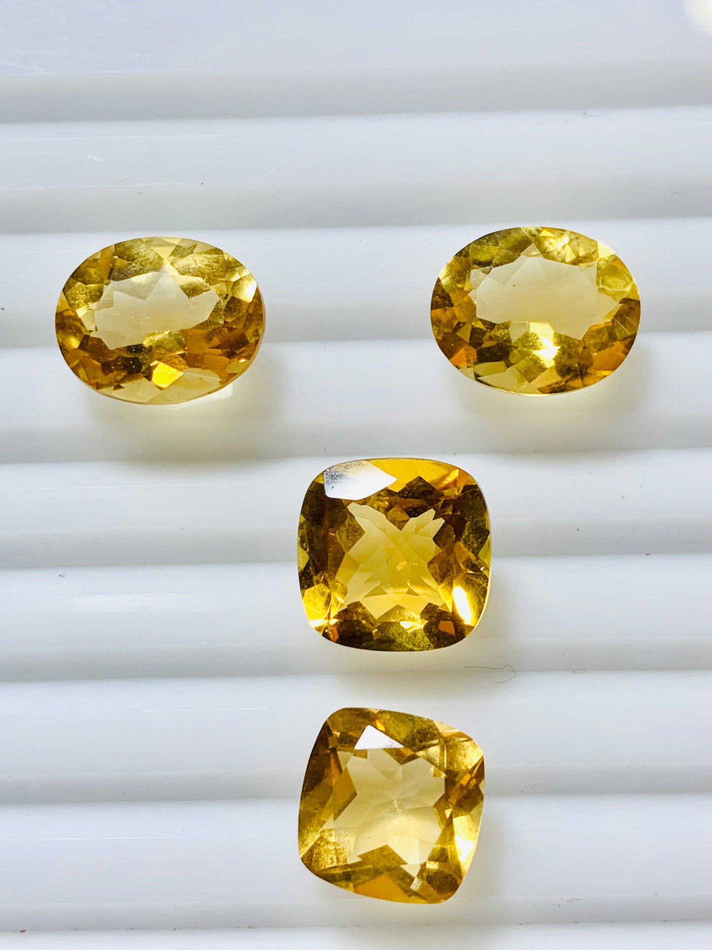 Matching Citrine Gemstone Pairs – Ideal for Gems Jewelry Sets.
