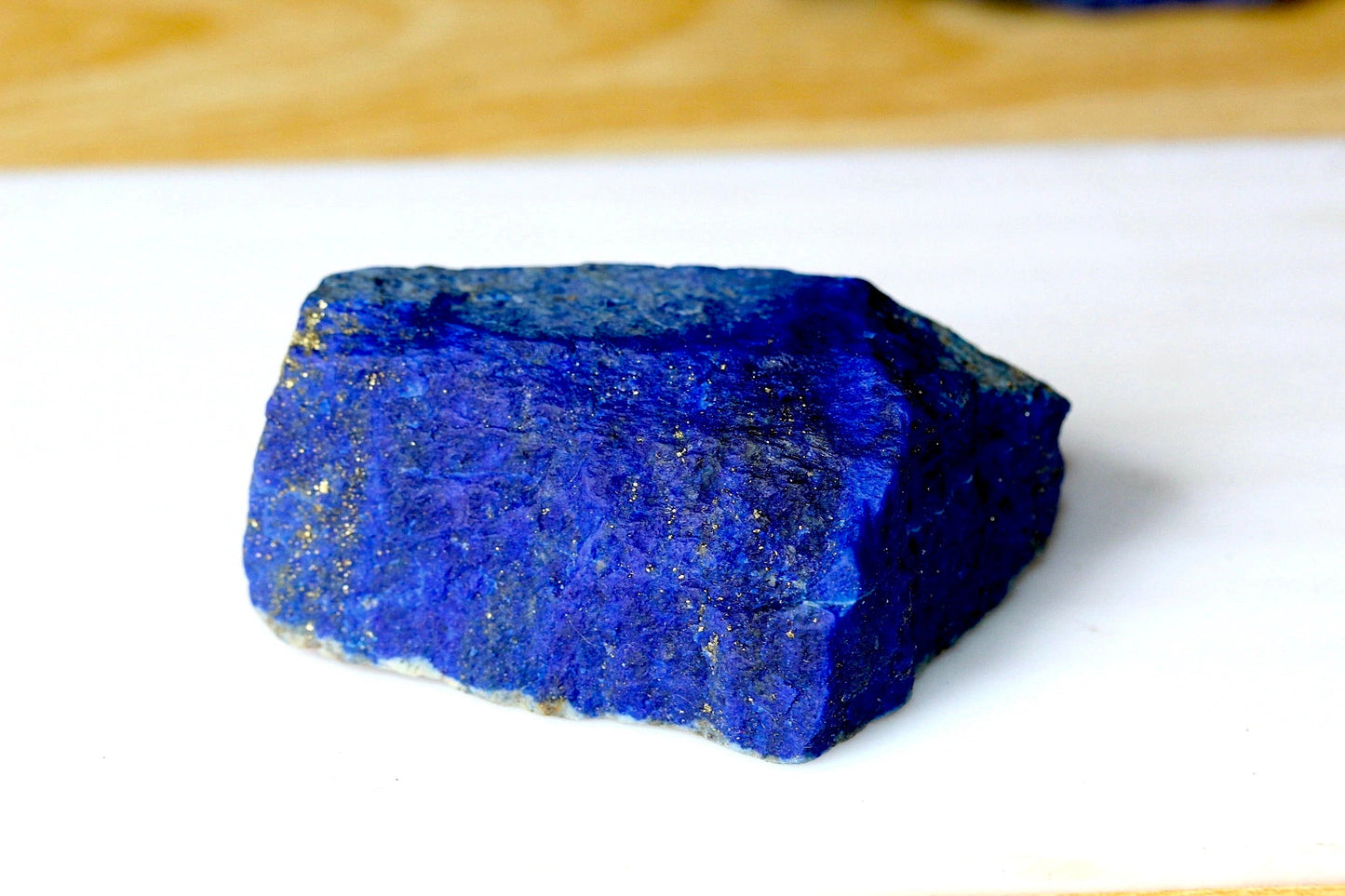 95 Grams Royal Blue Golden Rough Lapis Lazuli Rock