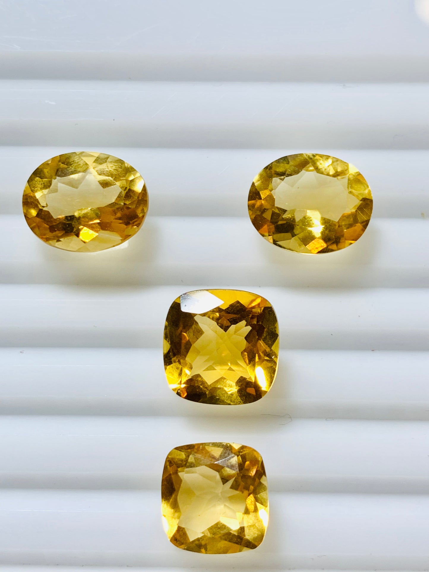 Matching Citrine Gemstone Pairs – Ideal for Gems Jewelry Sets.