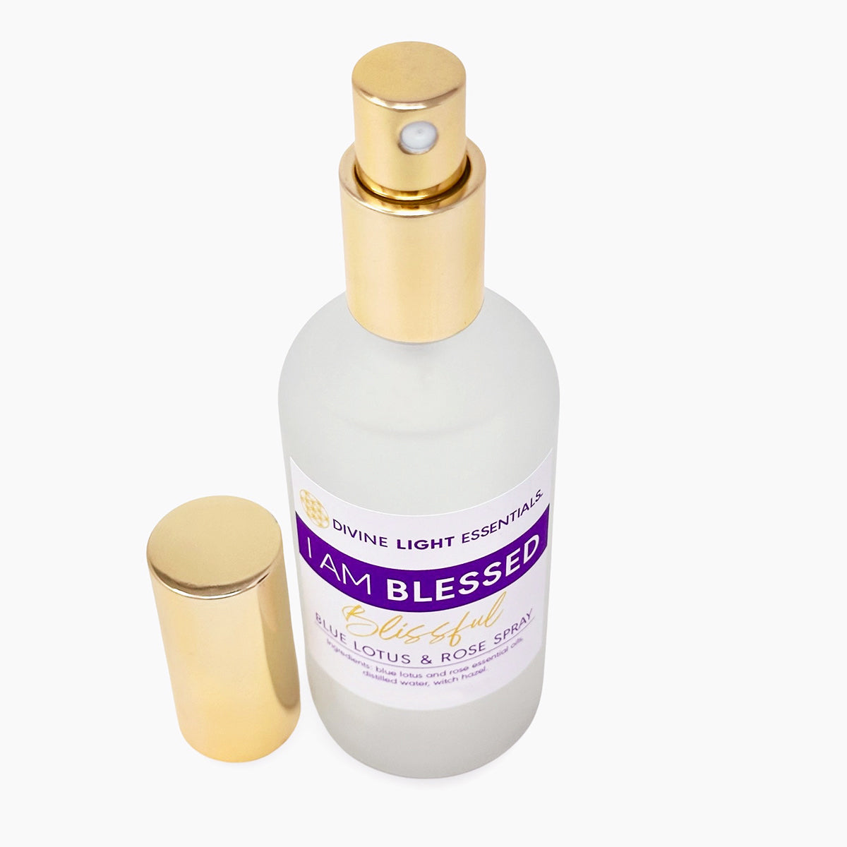 I Am Blessed Blissful Spray & Body Oil - Made with Blue Lotus & Rose Essential Oils
