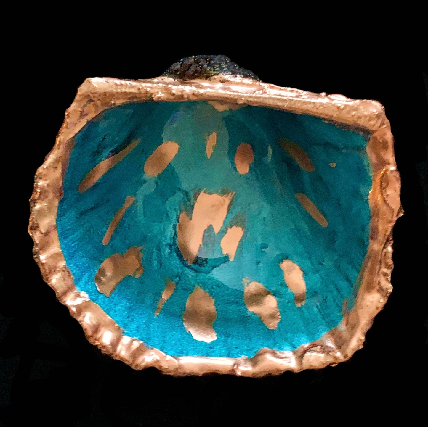 Assorted Decorated Sea Shells (Cosmic Blue Ring and Trinket Dish)
