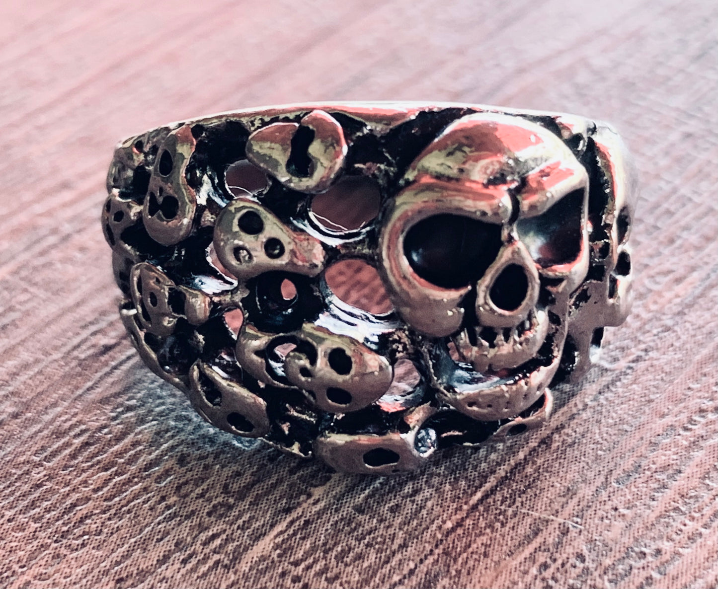 Vintage Skull Ring Size 9.5 (Pre-Owned)