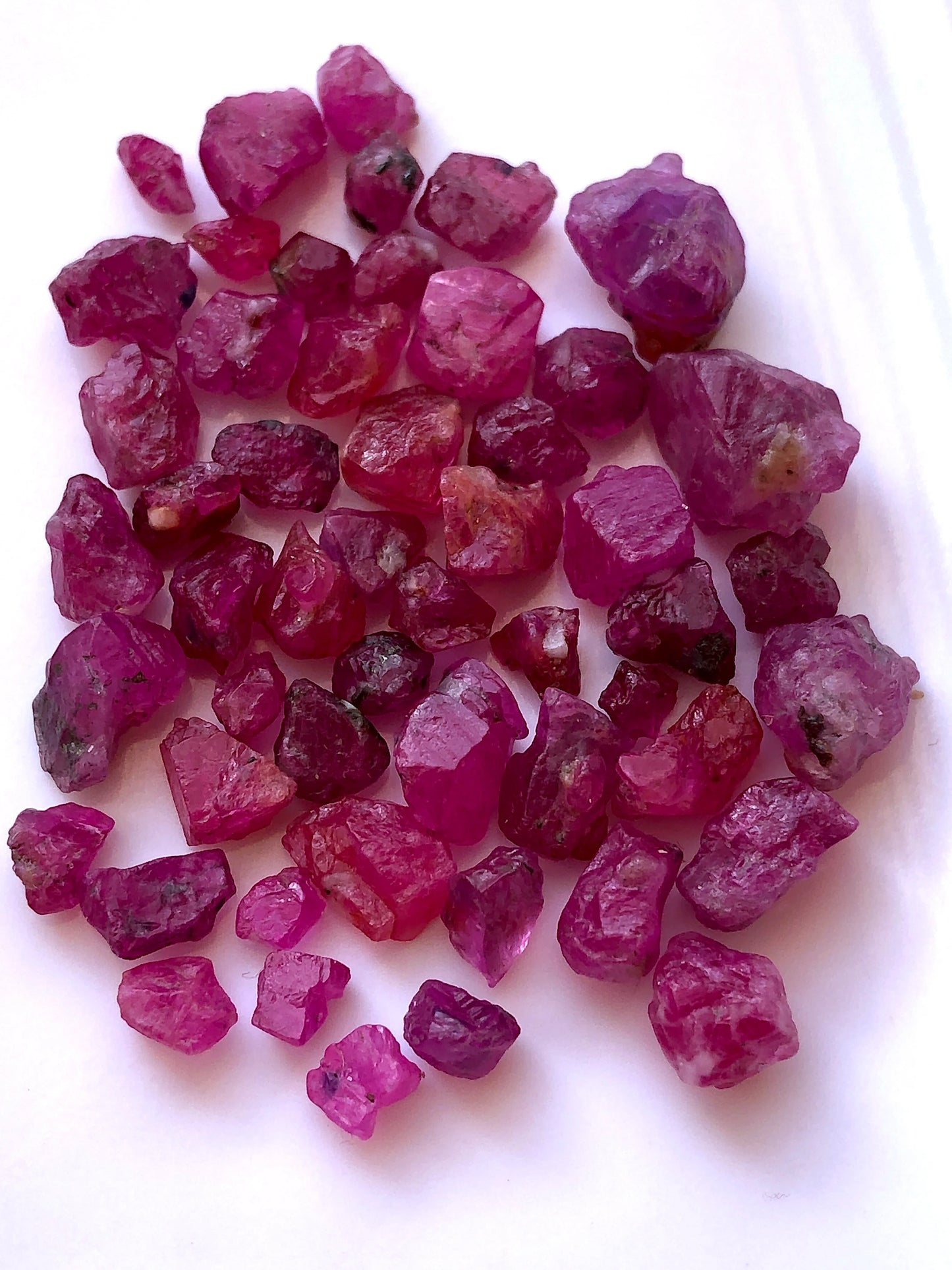 58 Carats Rough Rubies for Lapidary Artists