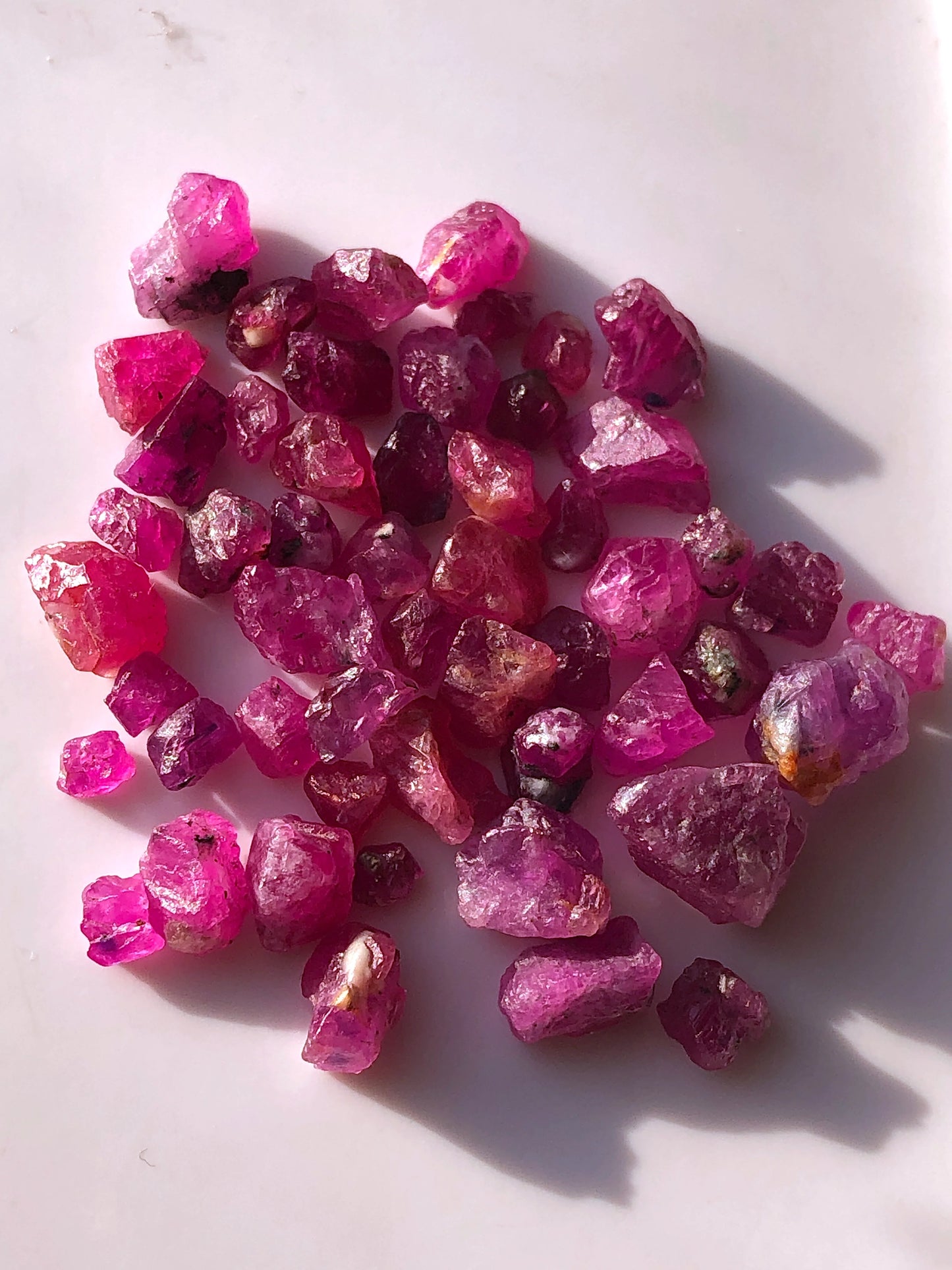 58 Carats Rough Rubies for Lapidary Artists