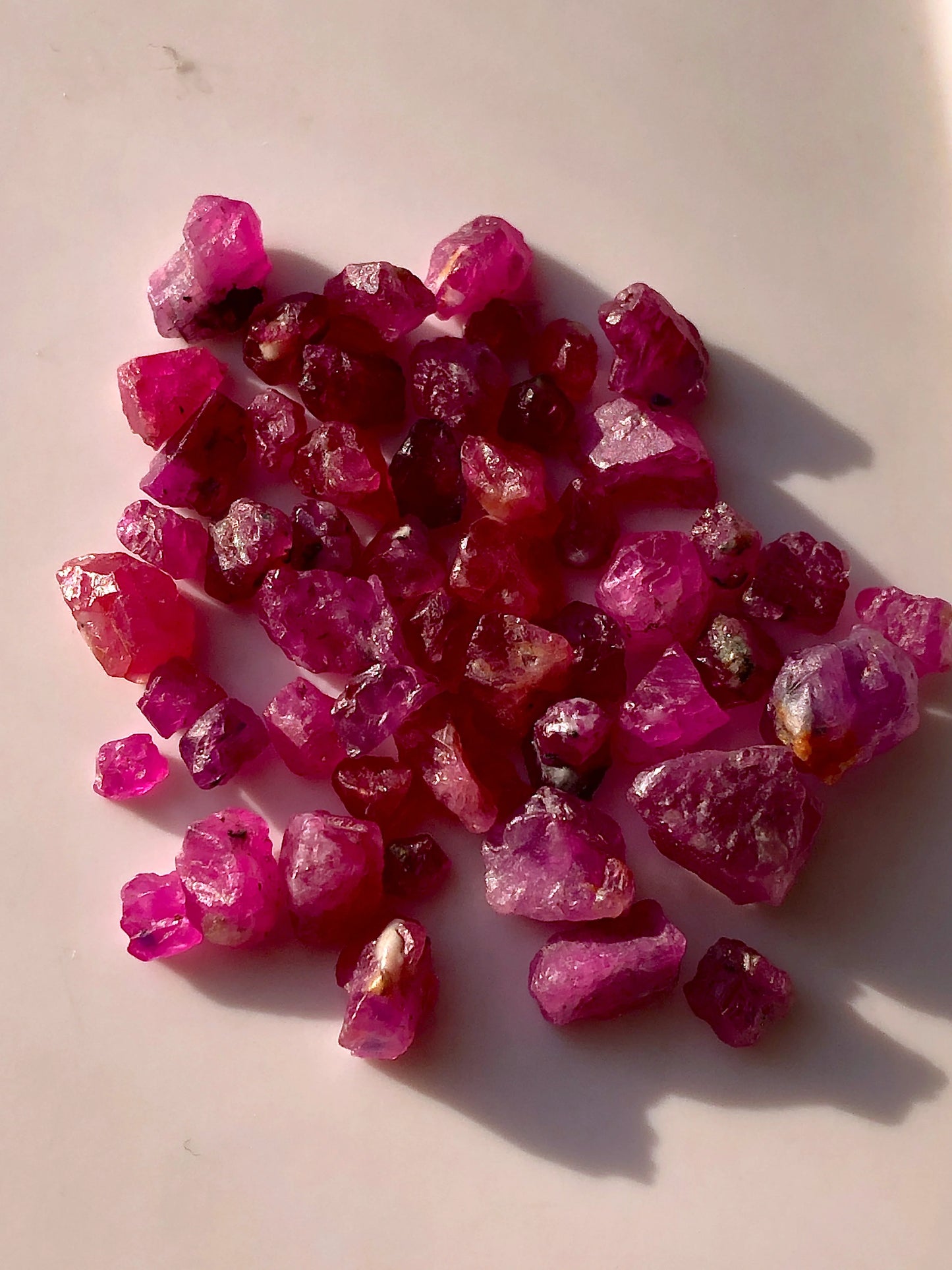 58 Carats Rough Rubies for Lapidary Artists