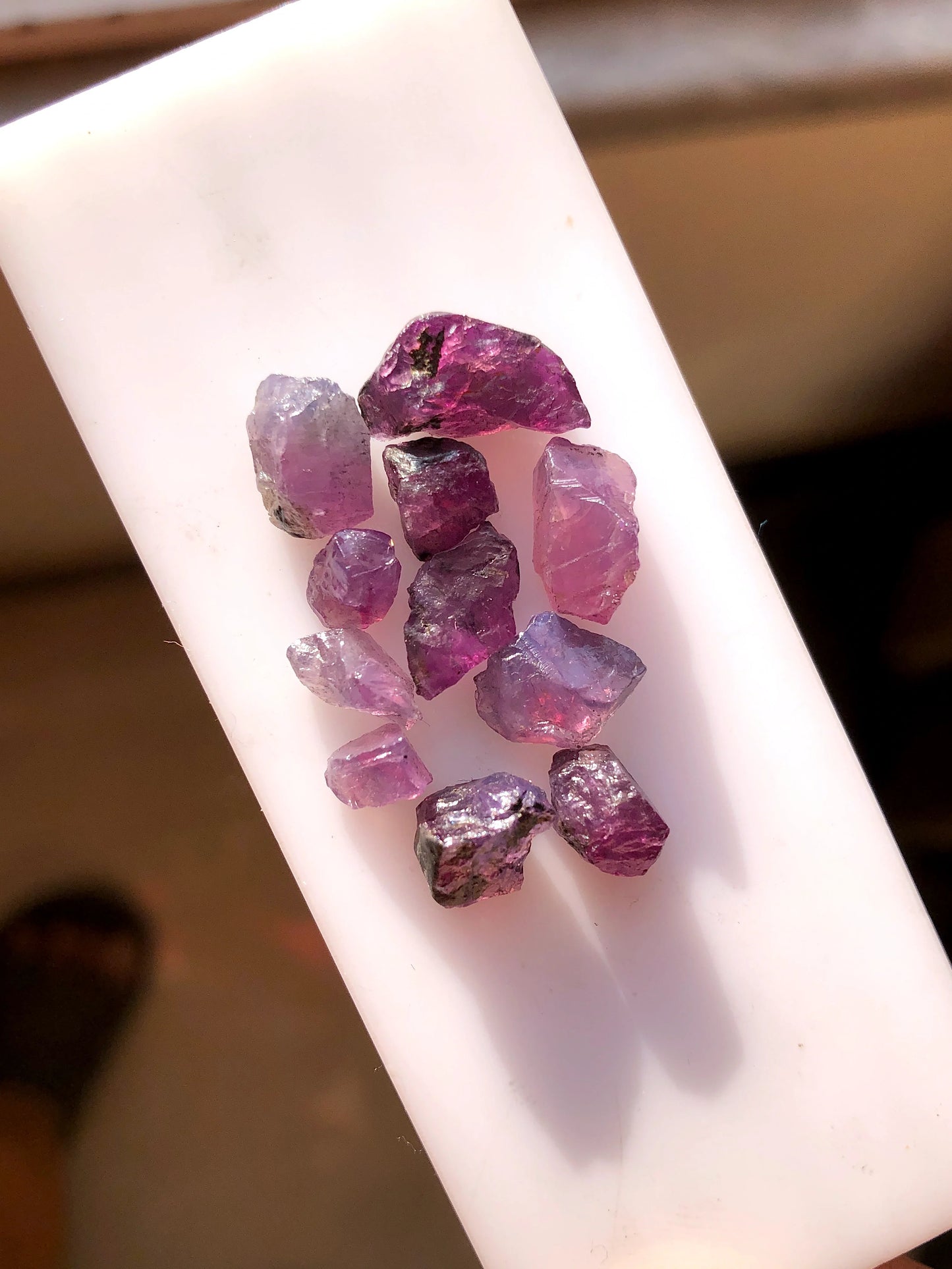 27.8 Carats Light Lavender Facet Rough Sapphire Gemstones