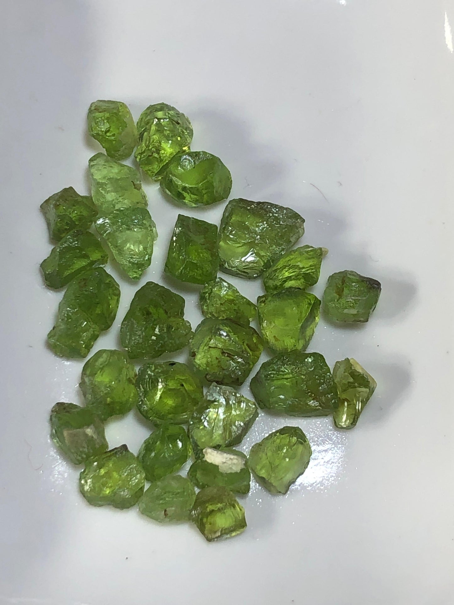 150 Carat Green Peridot Faceting Rough Lot