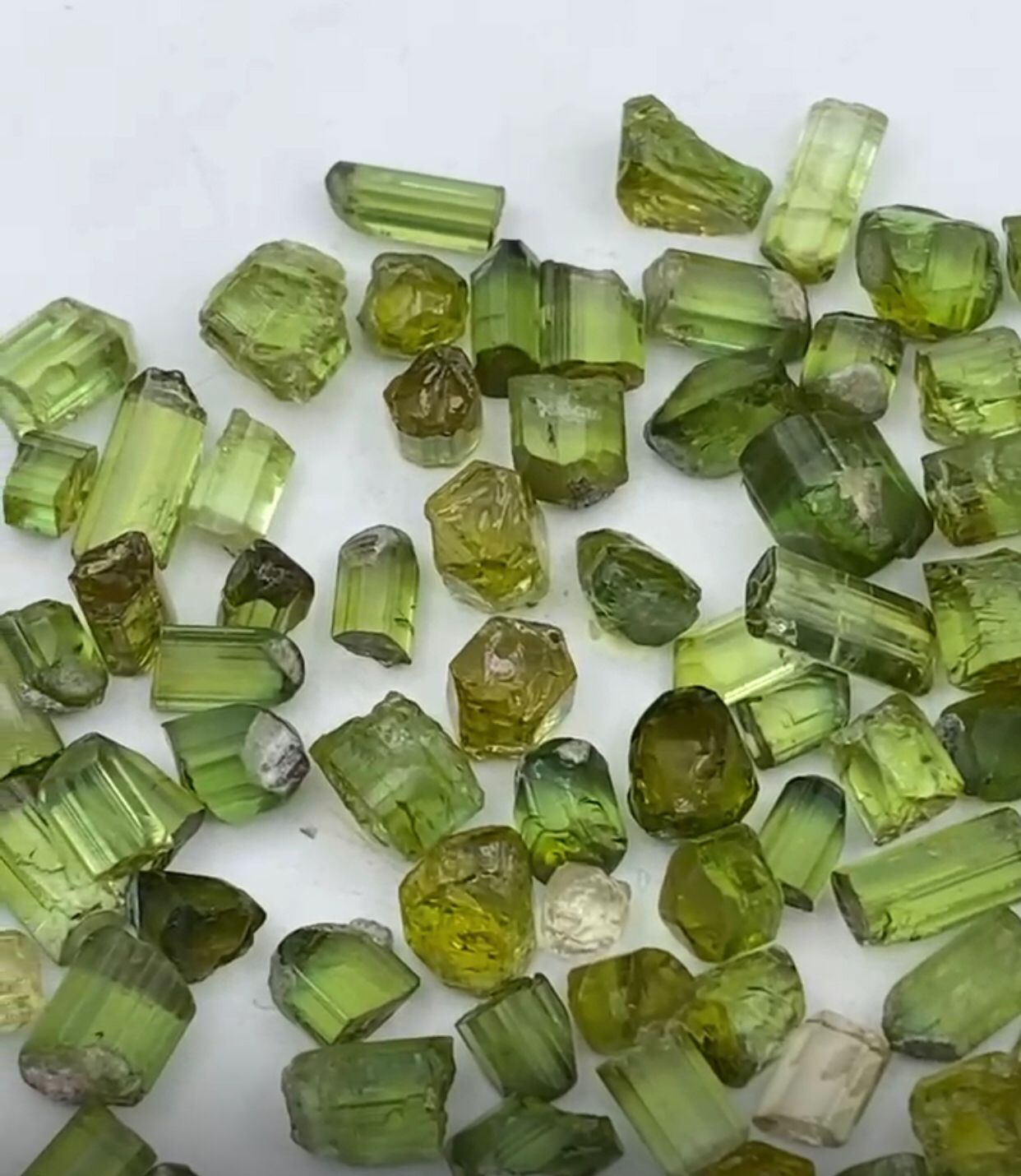 600 Carat Mint Green Tourmaline Crystals | Whole Sale Deal