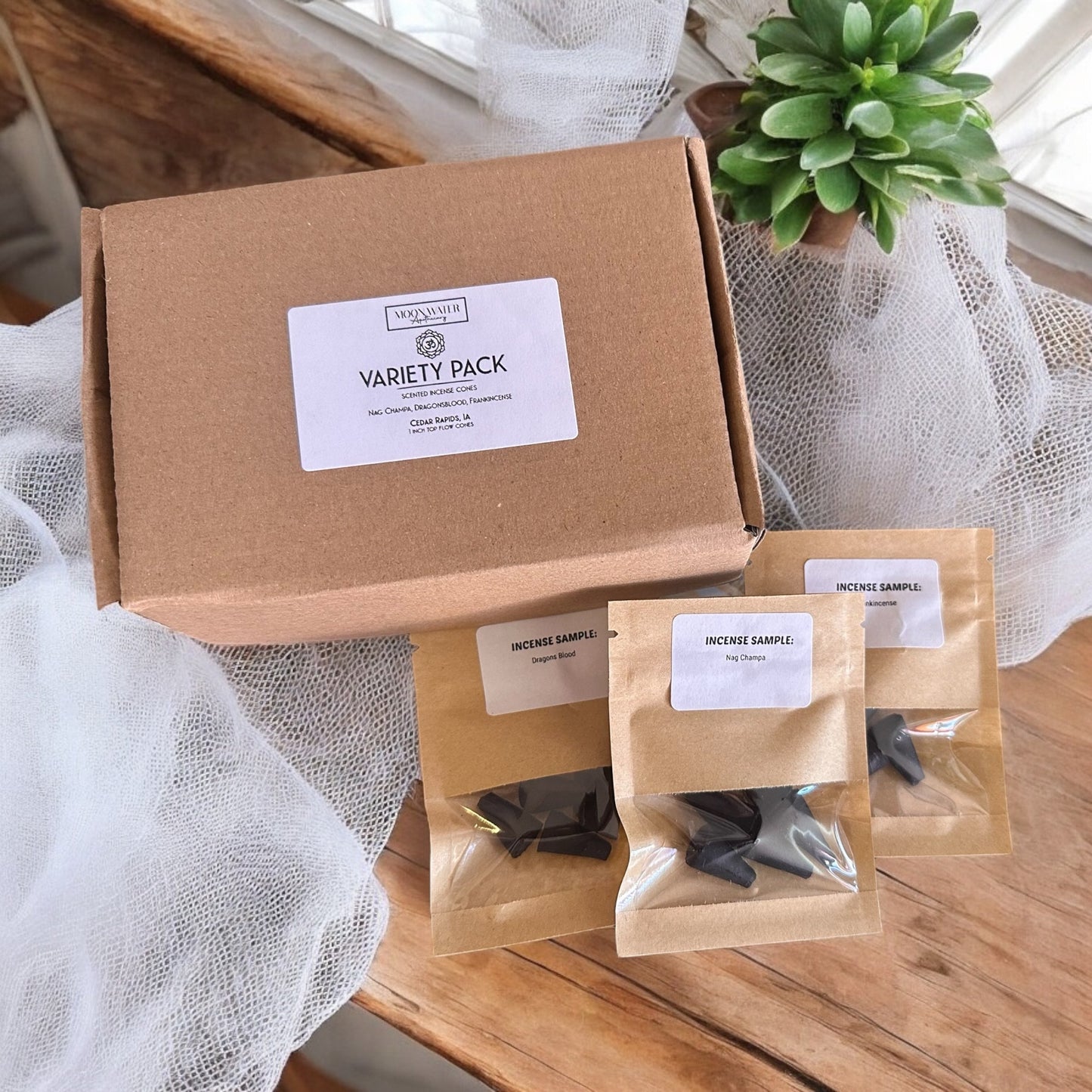 Hand-Dipped Incense Cones by Moon Water Apothecary