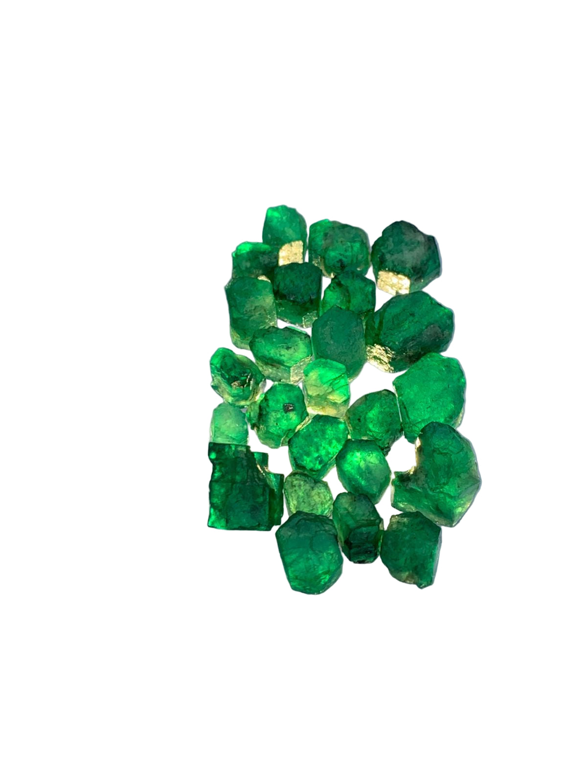 60 Carat Rough Rich Green Colour Emerald Deal