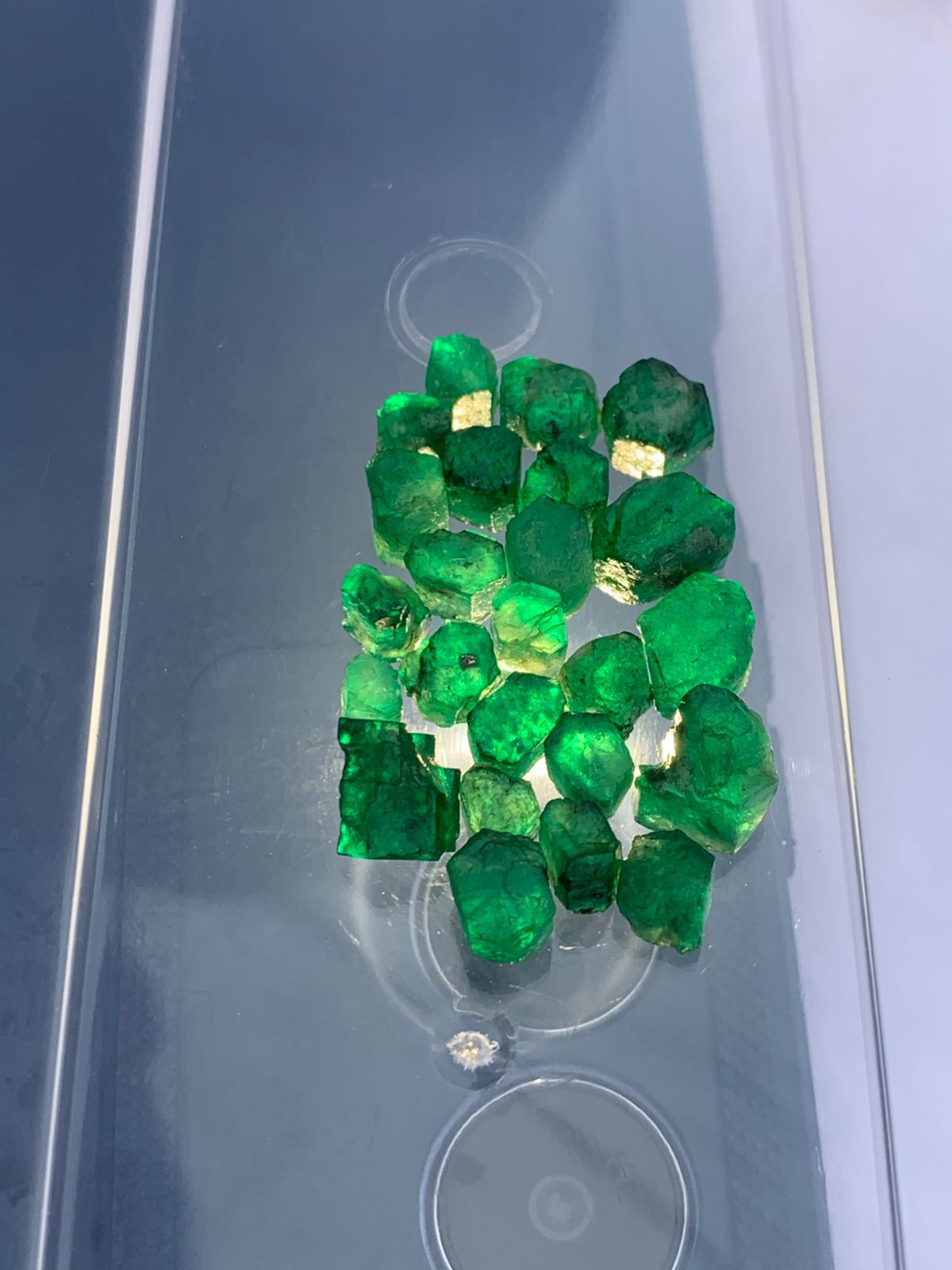 60 Carat Rough Rich Green Colour Emerald Deal