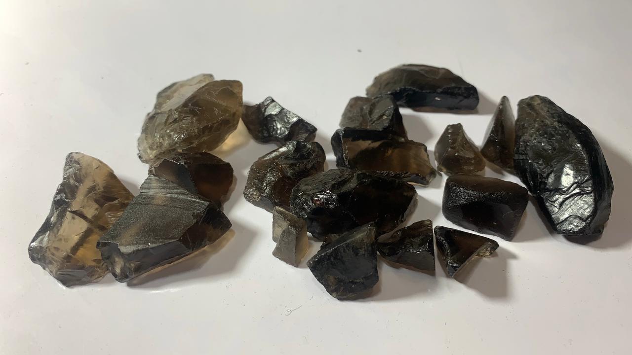 80 Grams Rough Smoky Citrine Lot for Faceting