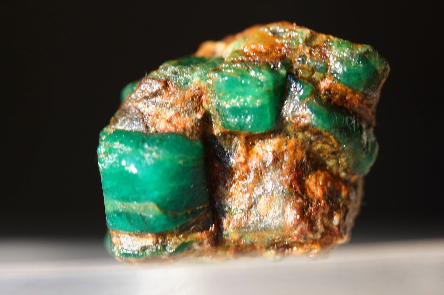 13.63 grams Vivid Green Emerald Crystals from Swat Pakistan