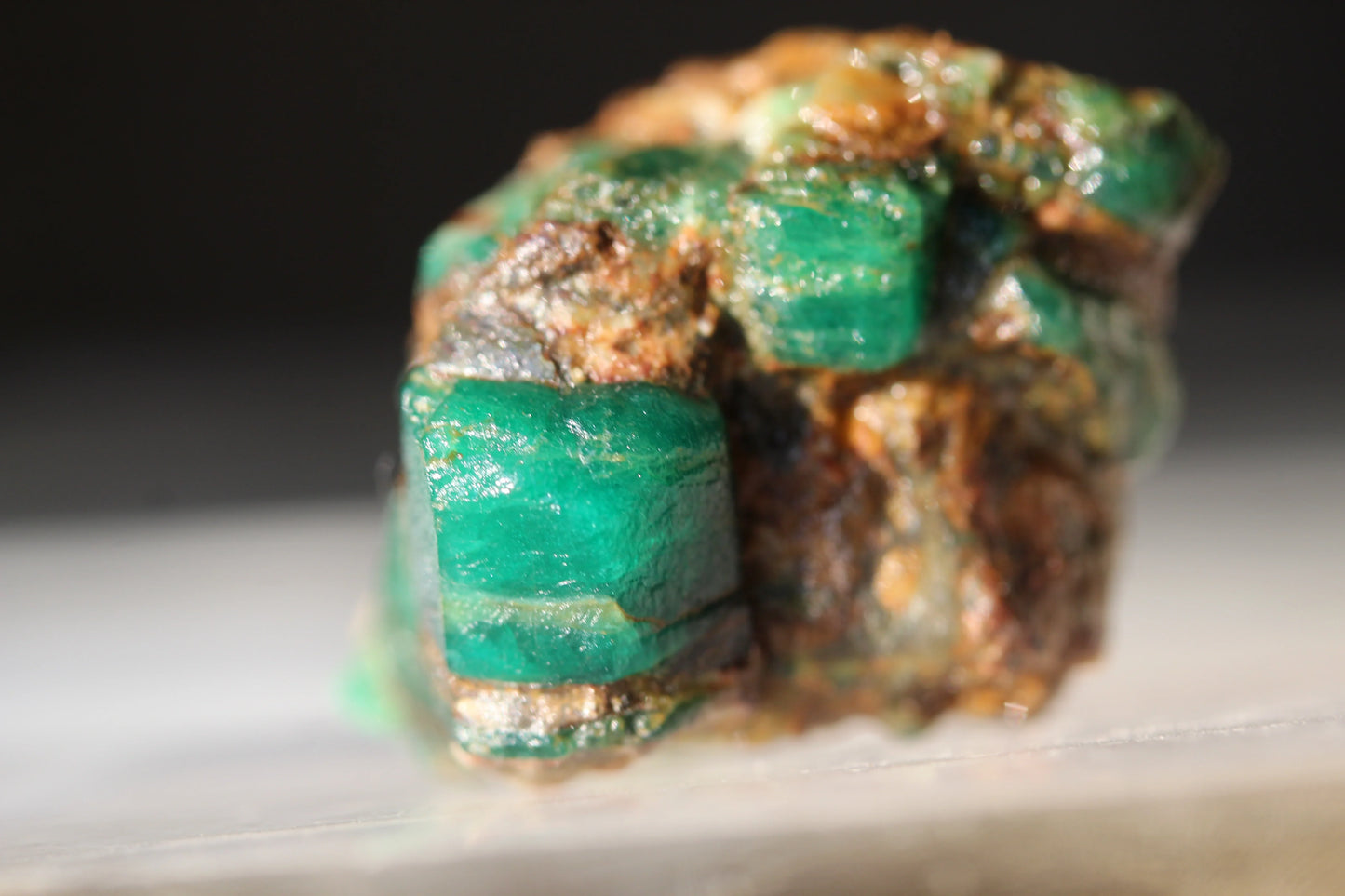 13.63 grams Vivid Green Emerald Crystals from Swat Pakistan