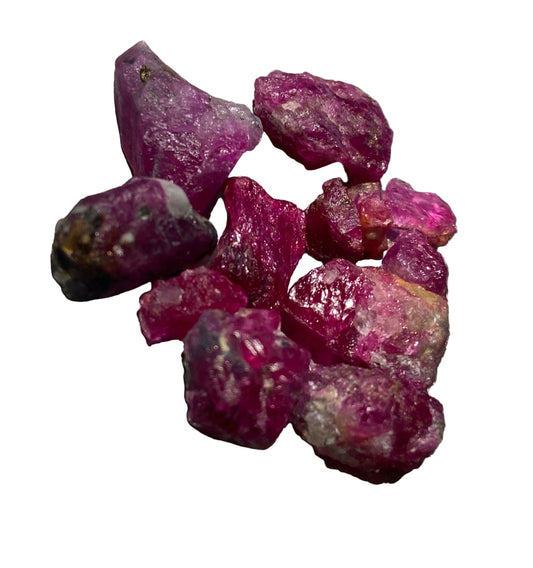 56 Carats Lot of Tajik Rubies Rough Lapidary Quality