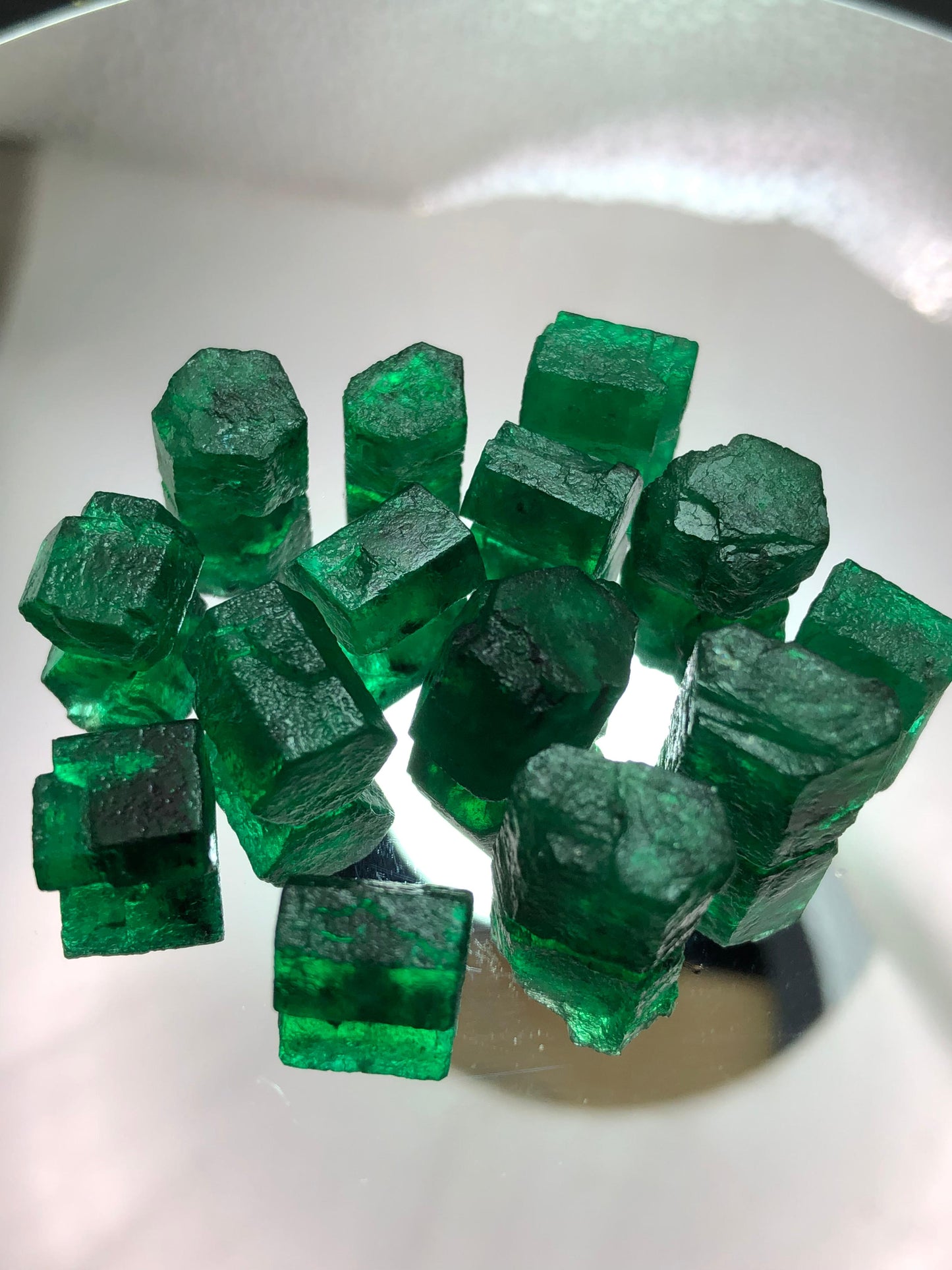90 carats Natural Rough Emerald- Deep Rich Green Colour.